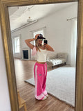 Legacy Wide Leg Sweatpants Pink