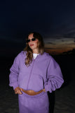 Grape Zip Hoodie x Lip Gloss Pocket