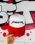Korrupted Trucker Hat Red