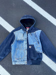 Patched Carhartt Jacket Large