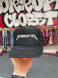 Korrupted Trucker Hat Black
