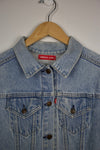 Patched Denim Jacket Small
