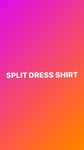 Split Dress Shirt