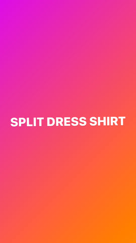 Split Dress Shirt