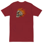 Skull Fire heavyweight tee